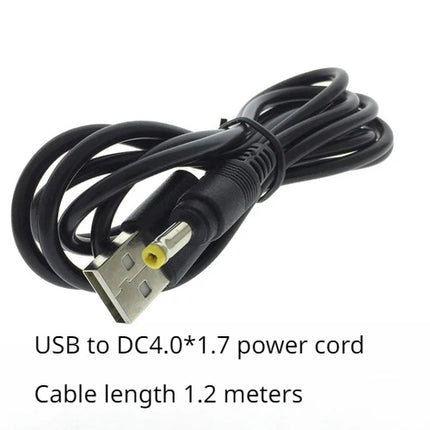 Hot Selling USB to DC5.5/2.0/2.5/3.5/4mm USB Power Cord DC5V Charging Cable Round Hole 1.2 Meters