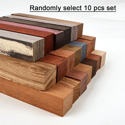 Unfinished Wood Blocks 120x20x20mm - Pen Turning Blanks, Knife Handle Material, DIY Wood Carving for Tool Parts or Wholesale