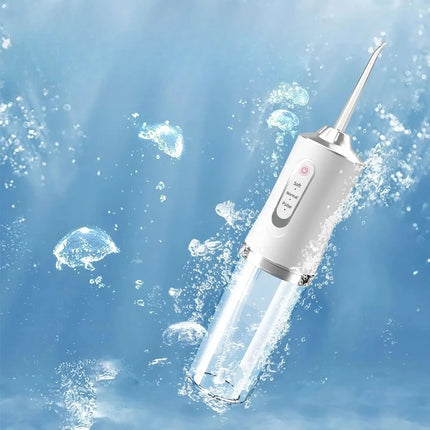 Cordless Dental Water Flosser Electric Oral Irrigator 3 Modes Waterproof Professional Tooth Cleaner Water Drill for Oral Health
