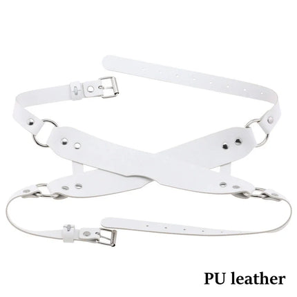Bdsm Eye Mask Sex Bondage Adult Game Couples Leather Harness Mask Wearble Costumes For Women Men Cosplay Toys Face Masks Product
