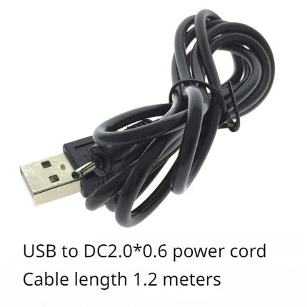 Hot Selling USB to DC5.5/2.0/2.5/3.5/4mm USB Power Cord DC5V Charging Cable Round Hole 1.2 Meters