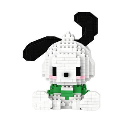 Sanrio Hello Kitty Kuromi My Melody Cinnamoroll Building Blocks Cartoon Figures Bricks Children's Assembly Toys Model Gift