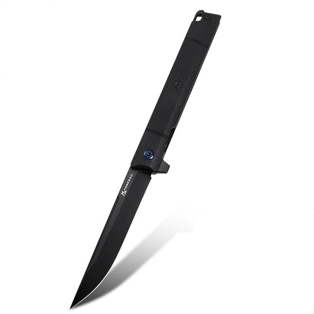 FORESAIL DC53 Steel Sharp Folding Knife Outdoor Camping Hunting Cutting Survival Hiking Fish Portable Pocket Clip EDC Tool Knife