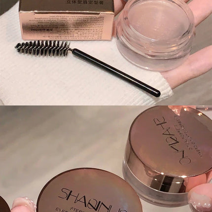Three-dimensional Eyebrow Shaping Soap Eyebrow Gel Texture Creates Natural Eyebrows Styling Cream Waterproof Quick-Dry Makeup