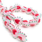 White-Pink / 8pcs