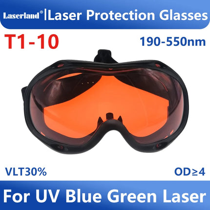 532nm 1064nm UV Blue Green Light Cosmetic Equipment Tattoo Removal Eyebrow Washing Safety Laser Protection Glasses