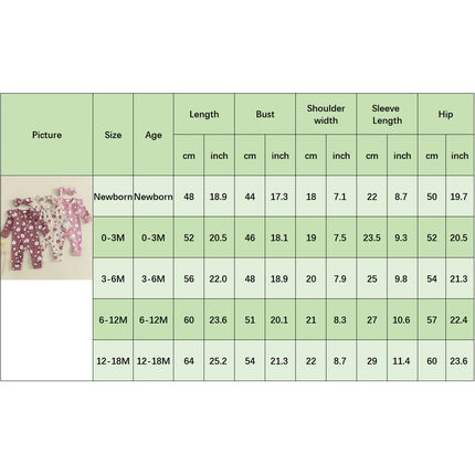 Toddler Baby Girl Floral Jumpsuit with Headband 2Pcs Clothing Knitted Set Children Long Sleeve Bodysuits Kids Sleepwear Overall