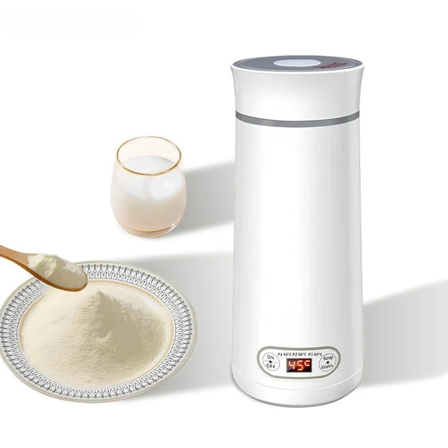 Portable Electric Kettle travel Kettle Stainless Steel Mini Electric Water Bottle Cup For Boil Hot Water Baby Milk Powder
