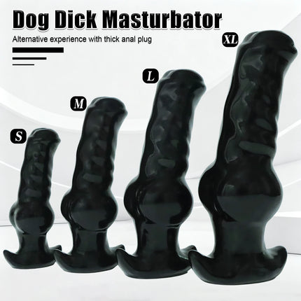 Huge Knot Anal Plug Soft Big Dog Anal Butt Plug Adult Sex Toys Animal Big Butt Plug Dilator Training Expansion For Women Men Gay