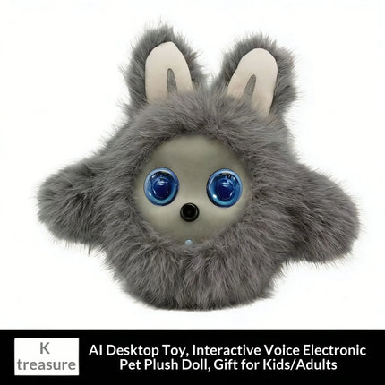 Kbaby AI Companion Robot Plush Voice Interactive Electronic Pet Stuffed Doll Desktop Toy For Kids Parent Child Companion