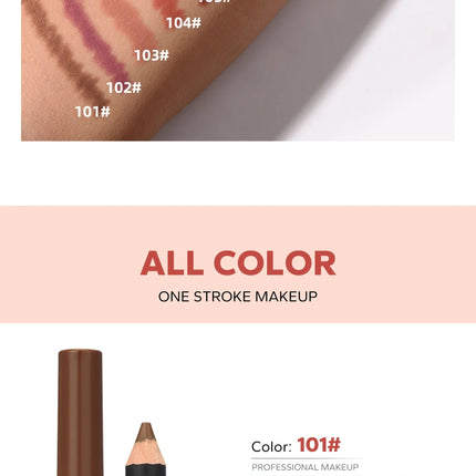 Thanksgiving/Christmas women's cosmetics gifts: 12 color matte velvet lipliner, natural&waterproof&easy to color lipstick pen.