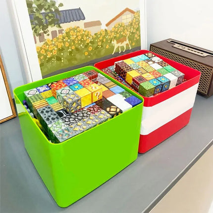 16cm Big Storage Box Magnetic Building Blocks Mine Magnet World Set Puzzle Toys For Kids Montessori Sensory Cubes Birthday Gifts