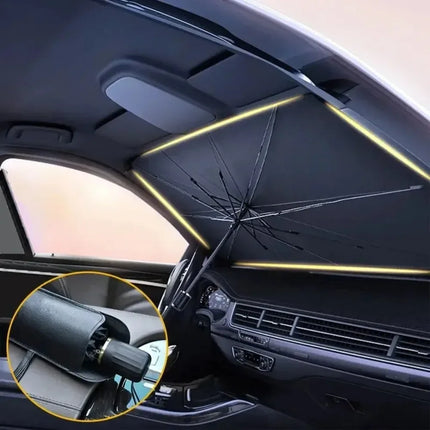 Summer car front windshield sunshade, silver coated sunshade, in car sun protection and cooling sunshade