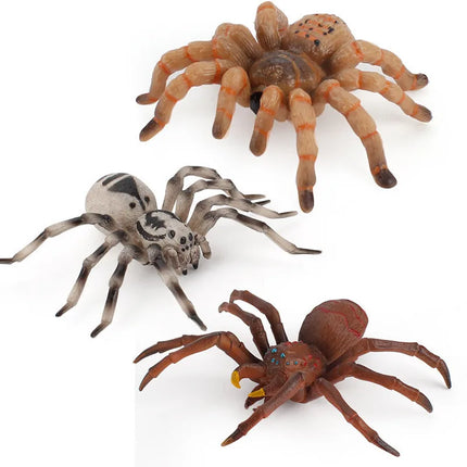 Simulation Animal Model 10cm Large Fake Spider Tarantula Black Spider Fun Halloween Prank Horror Props Children Novelty Toy