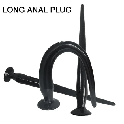 Long Anal Plug Dildo Super Soft Flexible Butt Plug Prostate Massage Anal Dilator Long Dick Ass Sex Toys For Men Women Couples