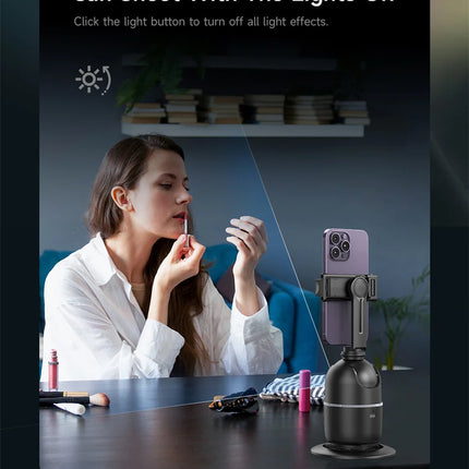 FANGTUOSI AI Smart Gimbal 360° Selfie Stick Auto Face Tracking Gimbal Rotation For Smartphone video Vlog Stabilizer Phone Holder
