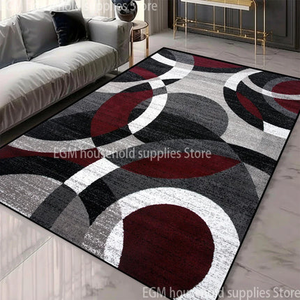 Nordic Abstract Luxury Carpet Home Decoration Living Room Fluffy Plush Rugs 200x300cm Bedroom Office Area Anti-Skid Floor Mats