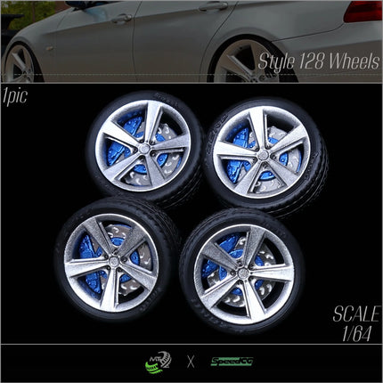 SpeedCG Model 1:64 Wheel Tire Diameter 12/11.4/11/10.5/10/9.4mm Car Model Modified Accessories Tires