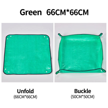 1pcs Planting Mat 50cm-100cm Gardening Potting Pad Foldable Garden Plant Flower Pot Transplanting Waterproof Mats