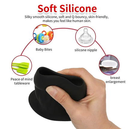 Hollow Silicone Anal Bead Butt Plug Anus Dilator Tunnel Expansion Enema Prostate Massage Sex Toys for Women Men Masturbation