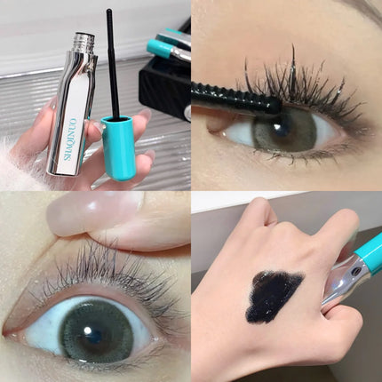 SHAQINUO Curly Black Sun Flower Mascara + Makeup Remover Set All Day Long-Wearing Lash-Lengthening Thick Volume Eyelashes