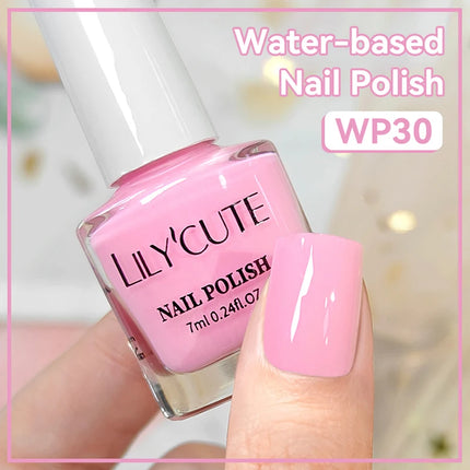 LILYCUTE 7ml Matte Nail Polish Velvet Effect Pearl Shell  Air Dry Nail Art Varnish No Need Lamp Manicure Glitter Nail Care Polis