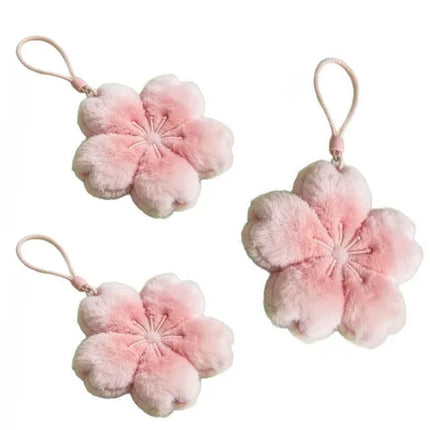 2026 Pendant Small Accessories Girl Cherry Blossom Healing Plush Pendant Keychain