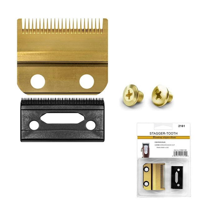 2161 Replacement Stagger-Tooth Blade For Wahl 5 Star Cordless Magic Clip Clipper，Super Taper，Senior，Pro Basic，Icon，balding