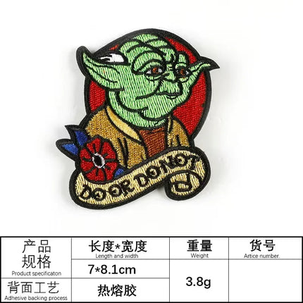 Star Wars Embroidered Cloth Patch Computer Embroidered Clothing Accessories Embroidered Cloth Patch