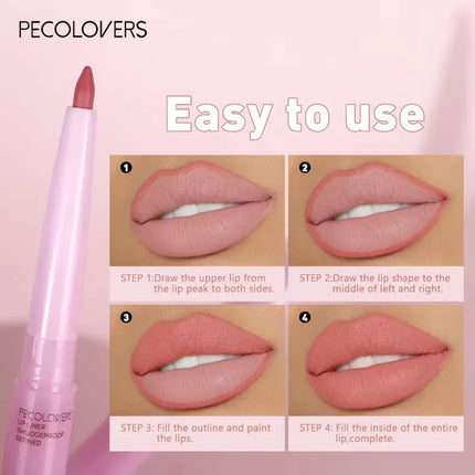 Purple Lip Line Pen Waterproof, Pollution -proof, Durable, Will Not Drop, Lasting Lip Line Pen, Lip Cosmetics Lip Pencil