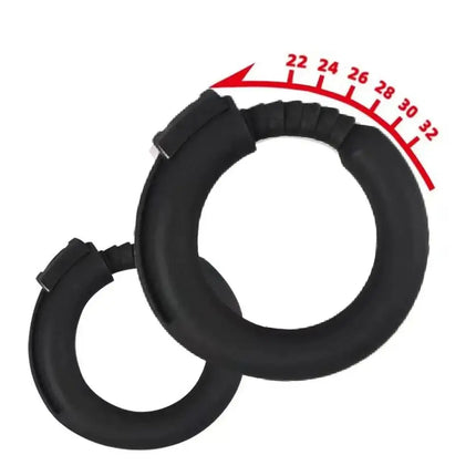 Male Adjustable Silicone Penis Cock Ring Enhancer Prolonging Delay Ejaculation Adjustable Male Chastity Device White Black