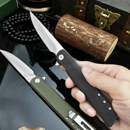 Hot 3810 Pocket Folding Knife 8CR13MOV Blade G10 Handle Portable Survival Knife Sharp Hiking Multipurpose Hunting Outdoor Knife