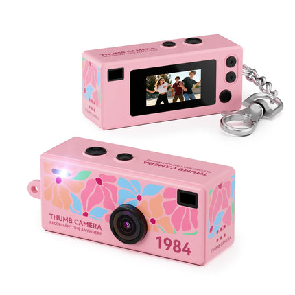 1080P Full HD Digital Camera with Built-in Flashlight 21 Creative Filters Mini Portable Camera for People Photography Gifts