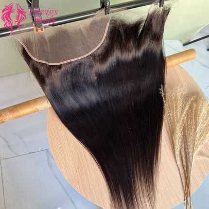 13x4 5x5 Light Yaki Straight HD Lace Frontal Ear To Ear Pre Plucked Swiss Transparent Yaki 2x6 Closure Raw Human Hair For Women