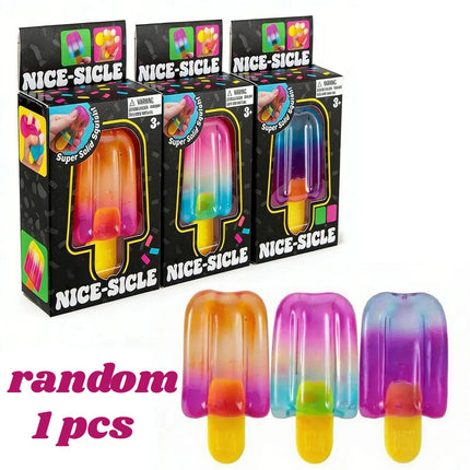 NEW 2026 NeeDoh Nice-Sicle Popsicle Sensory Squeeze Toy Super Stress ice lolly Relief for Kids Adults Summer Easfestival gifts