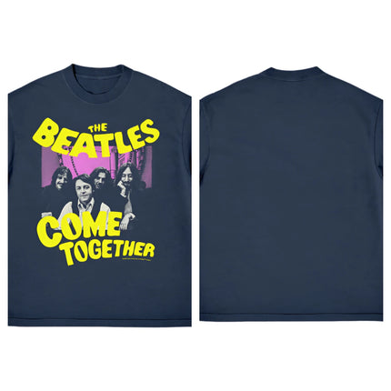 The Beatles "Let It Be" Album Quad-Image T-Shirt – Band Portrait & Typographic Apparel for Classic Rock Fans T-shirts