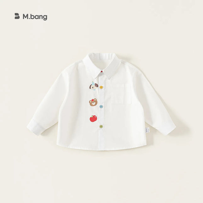 Children's Clothing, Boys' Shirt, Spring New Product, Printed, Children's Innerwear, Versatile, Girls' Top, Lapel, Baby Clothes