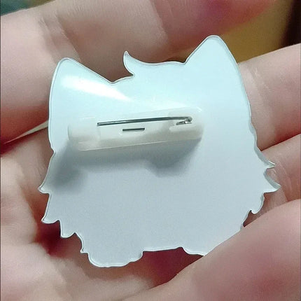Game Impact Fontaine Neuvillette Wriothesley Rabbit Ears Small Hands Acrylic Badge Backpack Button Brooch Accessories Gifts