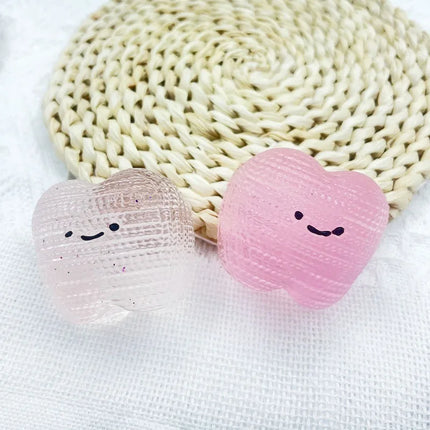 Squishy Teeth Fidget Toy Cube Anti Stress Squeeze Toy Kids Adults Party Gifts Slow Rise Toy Autism ADHD Sensory Anxiety Therapy