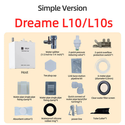 Ecovacs X11 X12 T90 X9 T50 X8 X1 Robot Vacuum Water Change Kit Auto Water Refill and Drain water hookup kit accessories Module