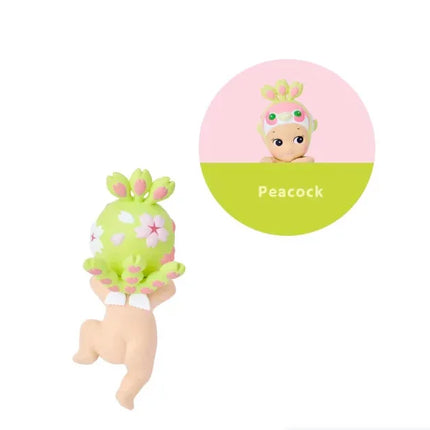 Sonny Angel Blind Box Hippers Decorative Mini Figures Cherry Blossom Series Dolls Anime Figure Toys Action Figure Birthday Gift