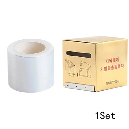 200m Transparent Makeup Film Lip Eyebrow Tattoo Wrap Cover Eyelash Extension Glue Remover Lash Perm Lifting Film Microblade Tool