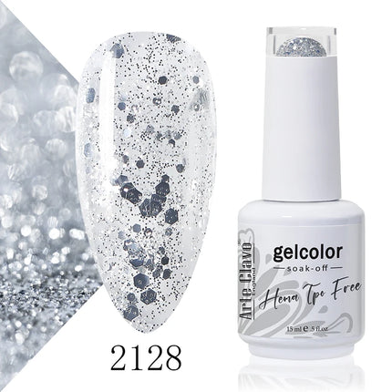 Arte Clavo Red Color Series Nail Polish UV Soak Off Varnish 15ml Manicure Nail Art Long-lasting Hema Tpo Free Gel Nail Polish