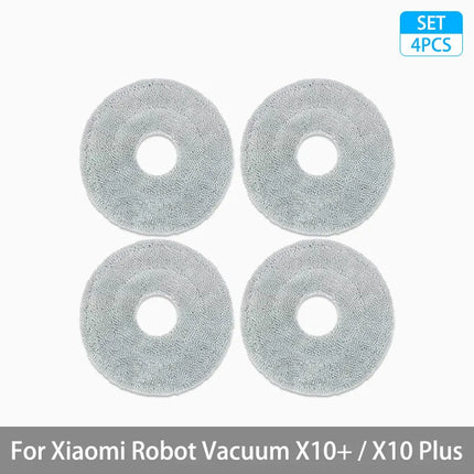 For Xiaomi Robot Vacuum X10+ / X10 Plus Parts Accessories Main Brush Side Brush Hepa Filter Mop Cloth Dust Bag Replacement Spare