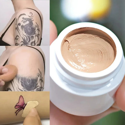 Concealer Cream Waterproof Full Coverage Concealer for All Skin Tones Tattoos Scars Dark Circles Acne Spots Foundation Makeup
