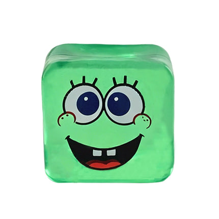 Squishy In Stock SpongeBob Squishy Stress Relief Cube Toy, Malt Sugar Slow Rebound Squeeze Fidget Toy Birthday Gift