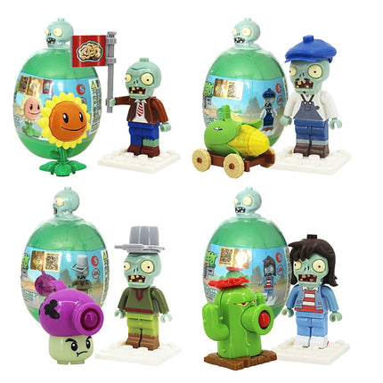 Plants Vs. Zombies Surprise Capsules Toys KidsPuzzle Assembly Toy Birthday Gifts Game Figure Model Dolls Random Send One