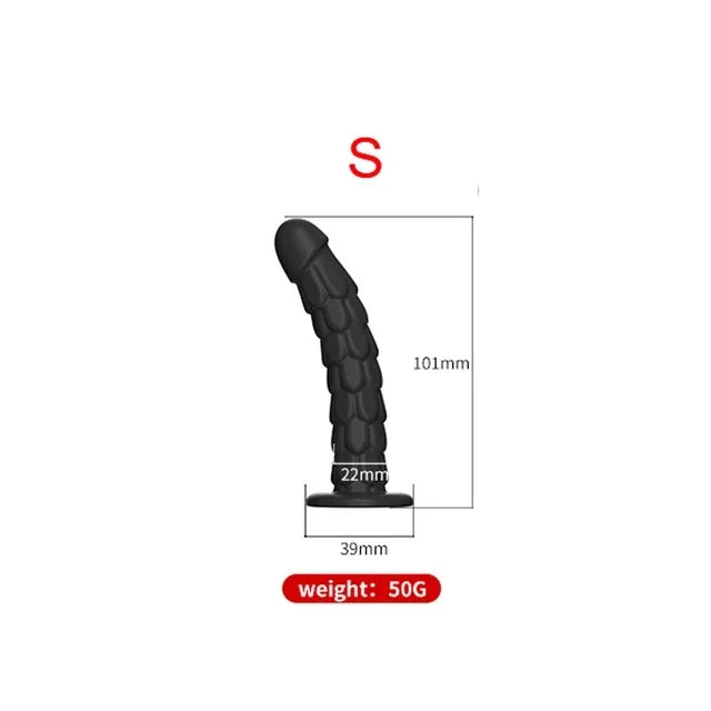 Anal plug Butt plug Silicone Penis Anal Dildo With Suction Cup Dragon Scale Butt Ass Anus Butt Plug Prostate Sex Toys For Female