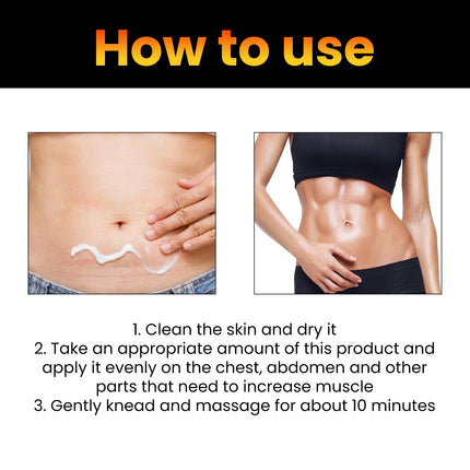 Abdominal Cream Enhance Lines and Muscles Tightening Sculpting Sports Body Shaping Cream