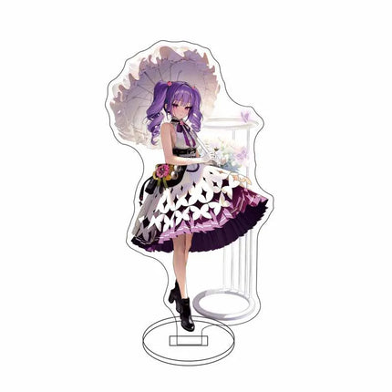 Anime Nikke Goddess Of Victory Figures Model Plate Sexy Girl Cute Girl Pattern Key Ring Acrylic Standing KeyChain for Women Men